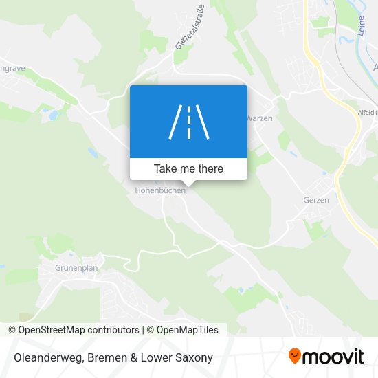 Oleanderweg map