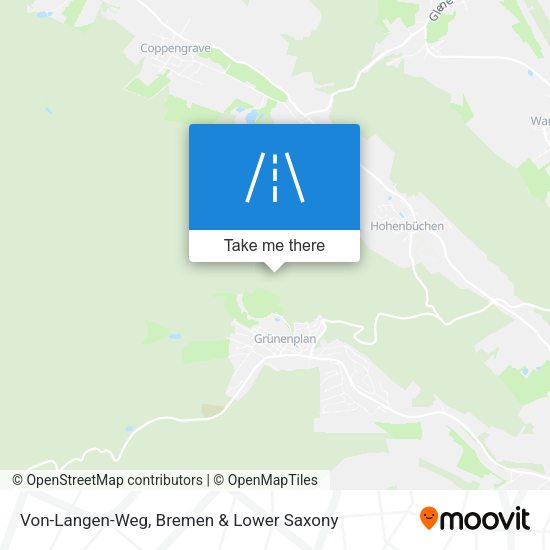 Von-Langen-Weg map