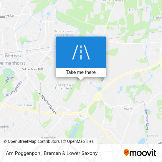 Am Poggenpohl map