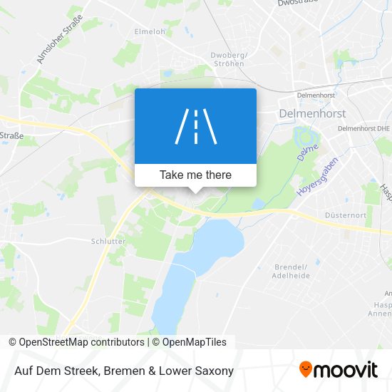 Auf Dem Streek map
