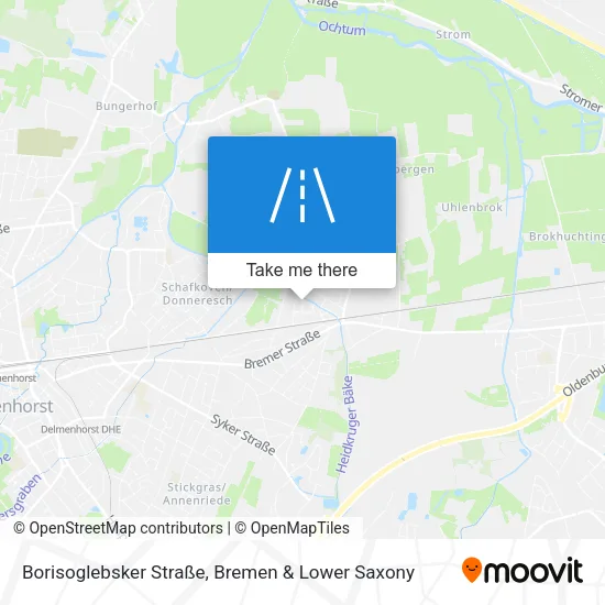 Карта Borisoglebsker Straße