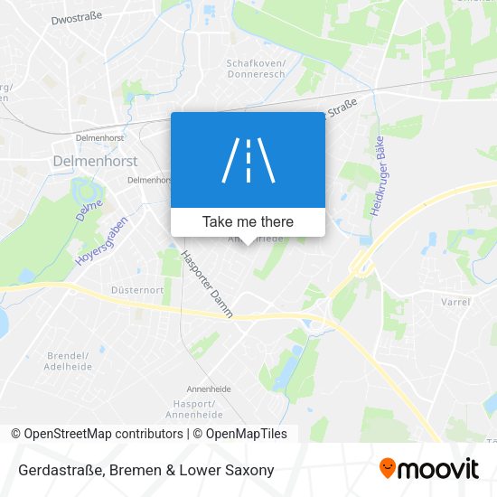 Gerdastraße map