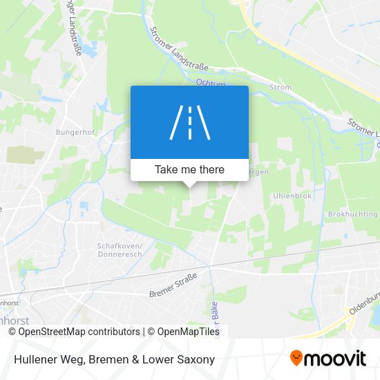 Hullener Weg map
