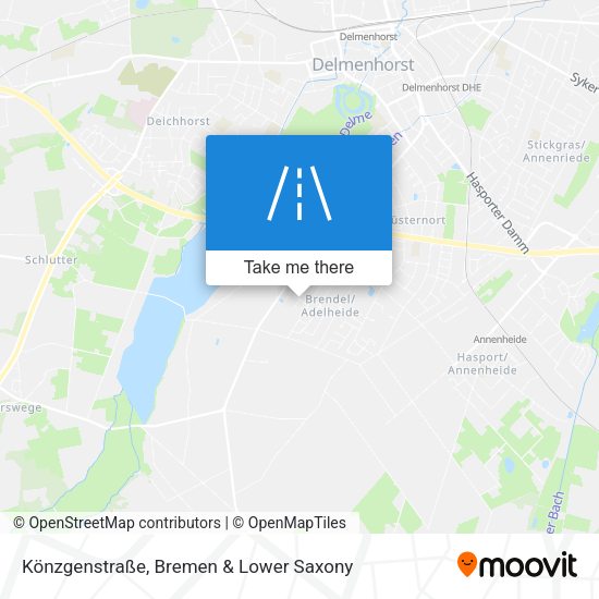 Könzgenstraße map