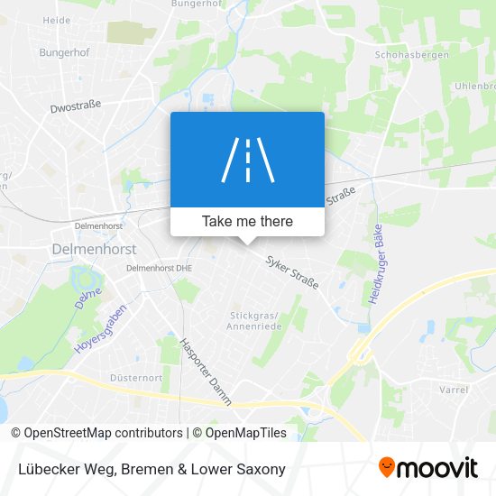 Lübecker Weg map
