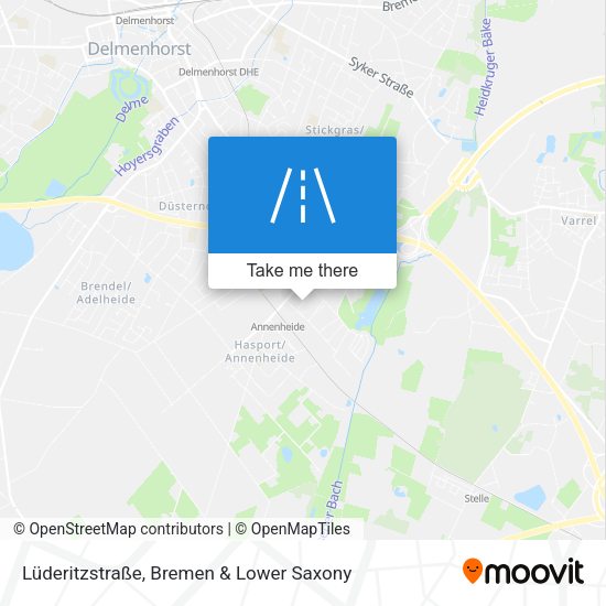 Lüderitzstraße map