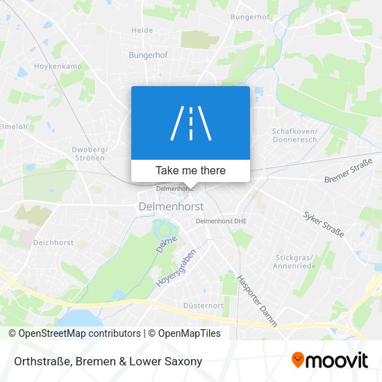 Orthstraße map