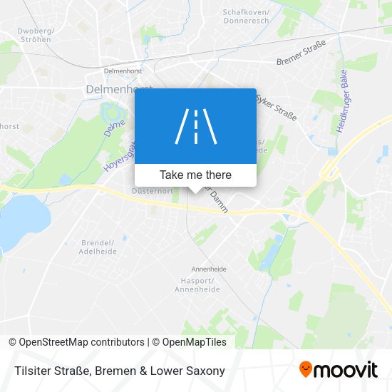Tilsiter Straße map