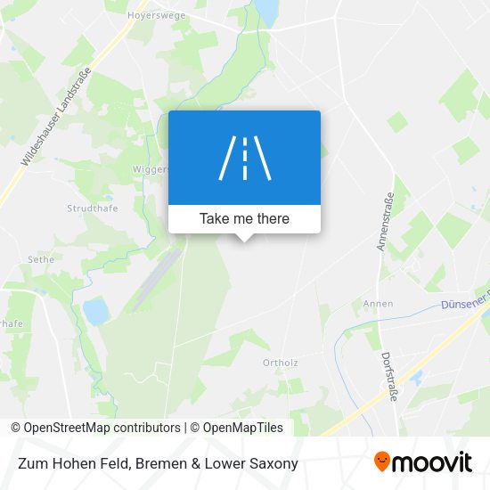 Zum Hohen Feld map