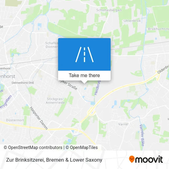 Карта Zur Brinksitzerei