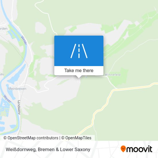 Weißdornweg map