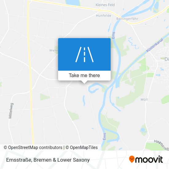 Emsstraße map