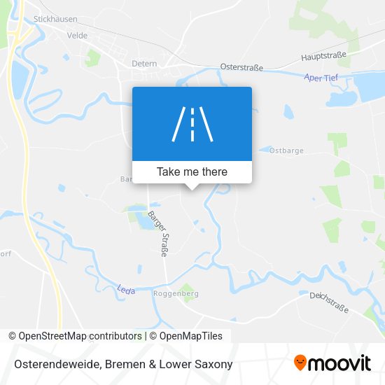 Osterendeweide map