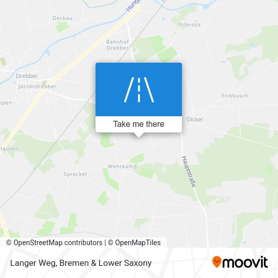 Langer Weg map