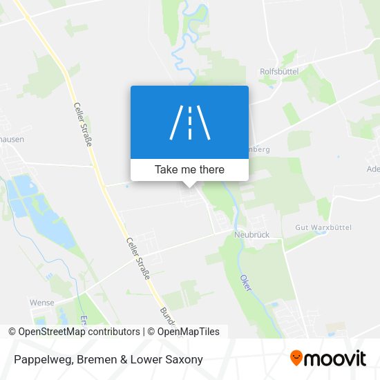 Pappelweg map