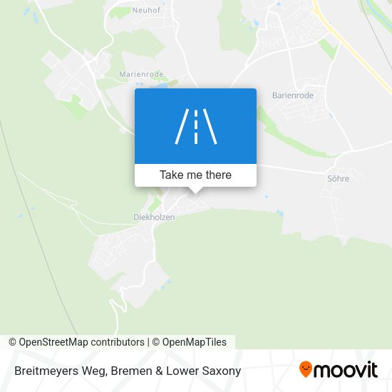 Breitmeyers Weg map