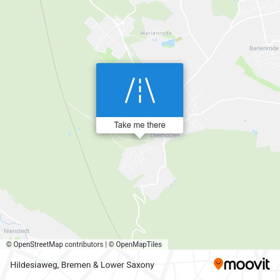 Hildesiaweg map