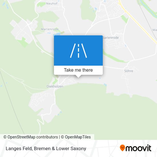 Langes Feld map