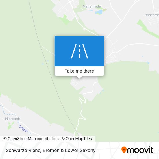 Schwarze Riehe map