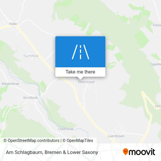 Am Schlagbaum map