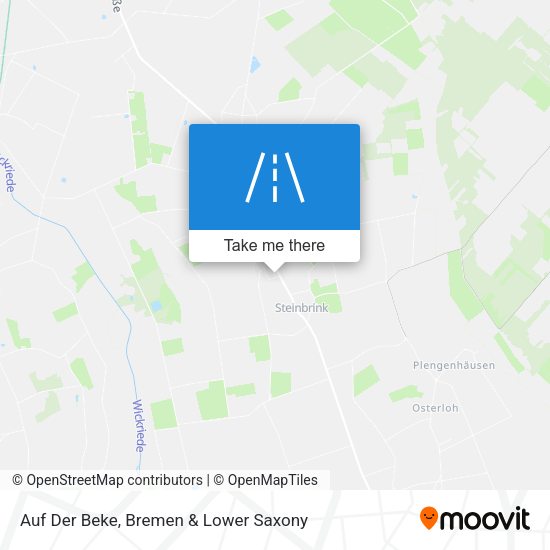 Auf Der Beke map