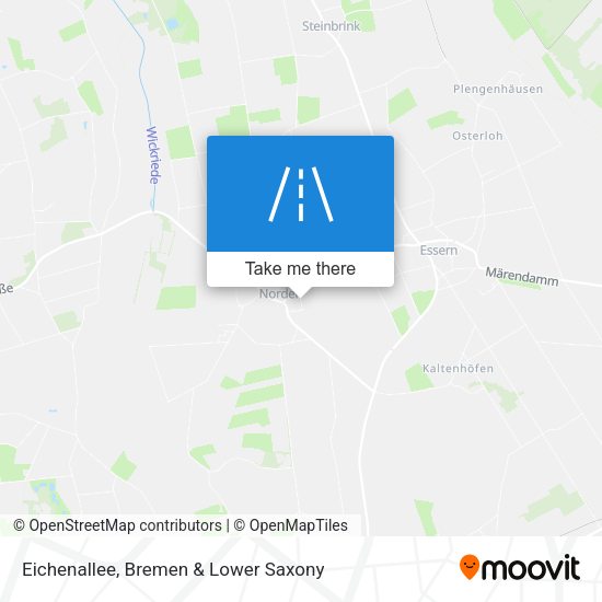 Eichenallee map