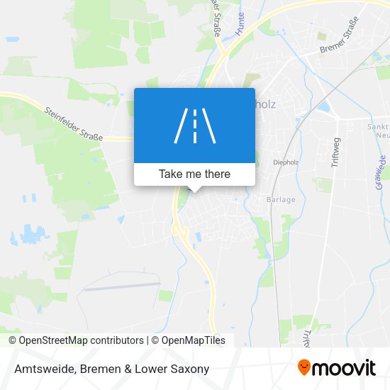 Amtsweide map