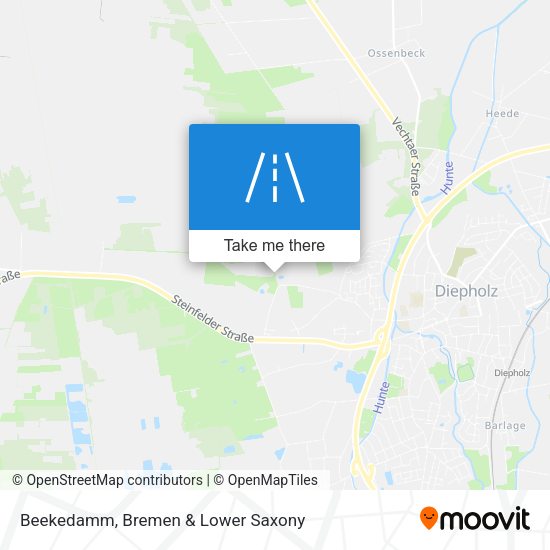 Beekedamm map