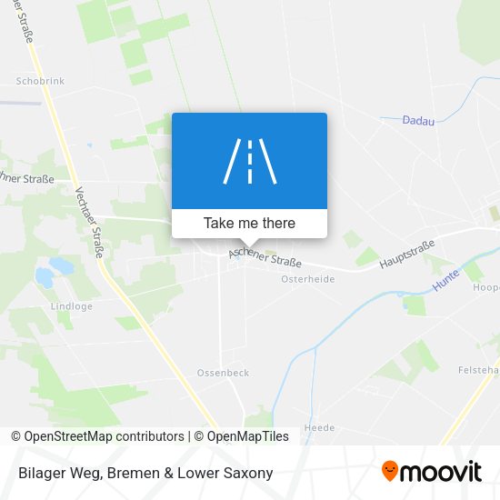 Bilager Weg map
