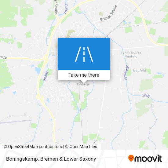 Boningskamp map