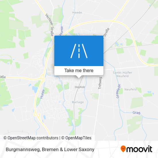 Burgmannsweg map