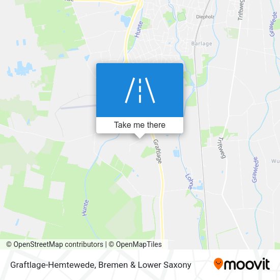 Graftlage-Hemtewede map