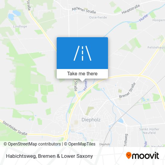Habichtsweg map