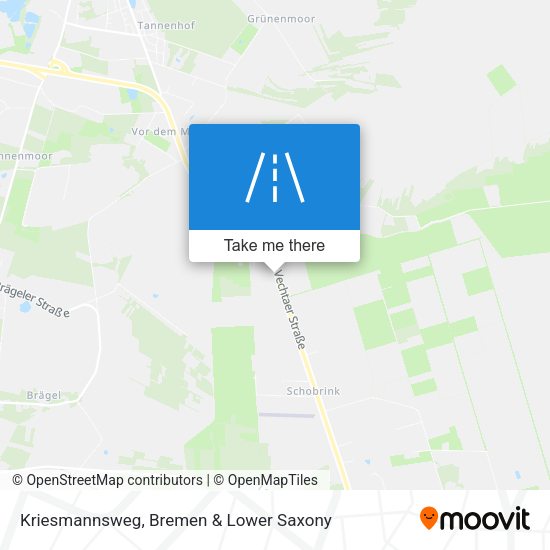 Kriesmannsweg map