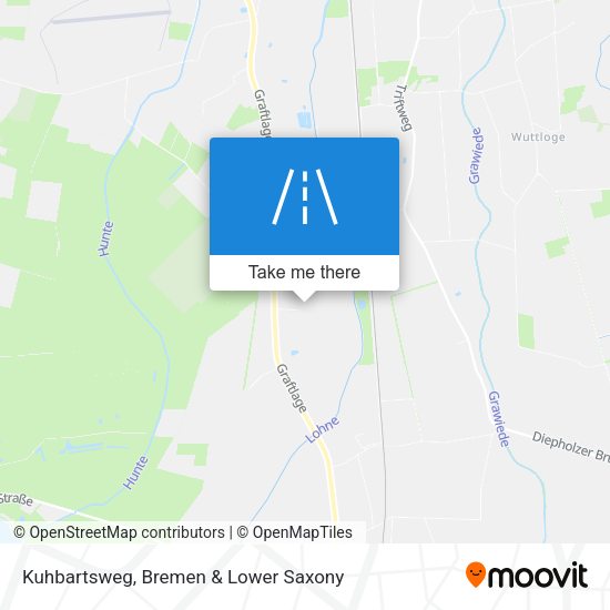 Kuhbartsweg map