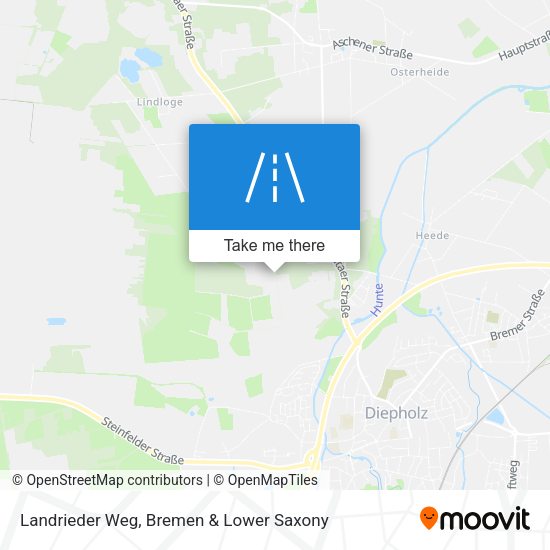 Landrieder Weg map