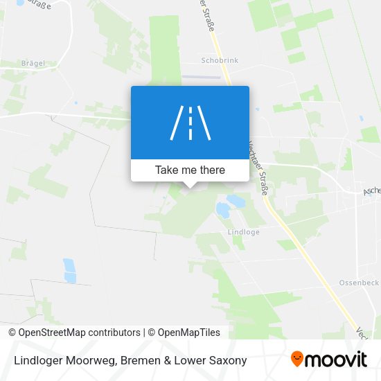 Lindloger Moorweg map