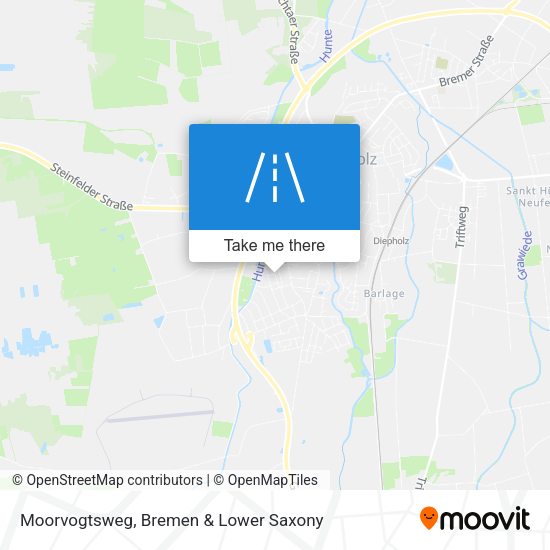 Moorvogtsweg map