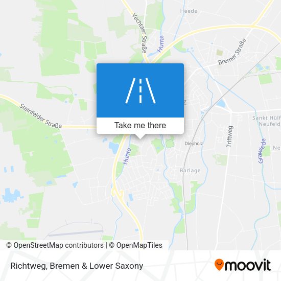 Richtweg map