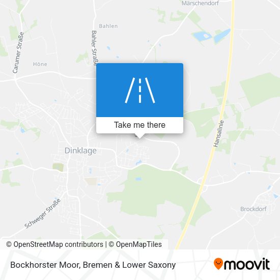 Bockhorster Moor map
