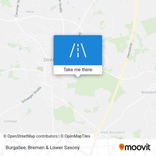 Burgallee map