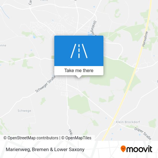 Marienweg map