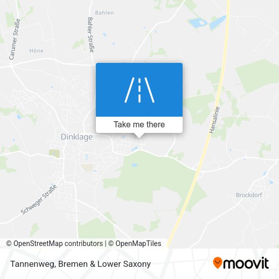 Tannenweg map