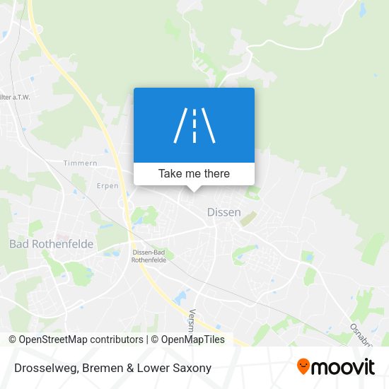 Drosselweg map