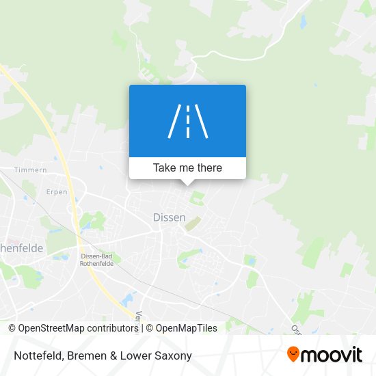 Nottefeld map