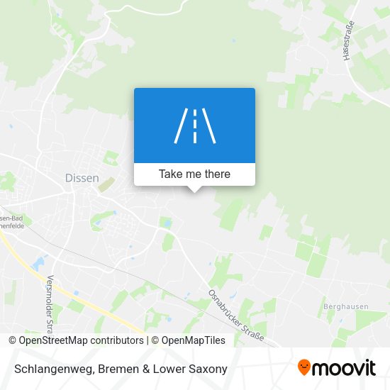 Schlangenweg map