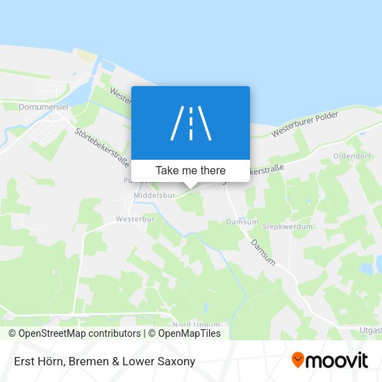 Erst Hörn map