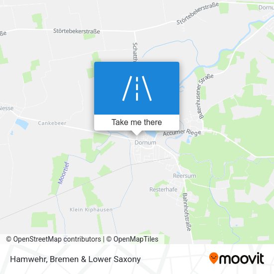Hamwehr map