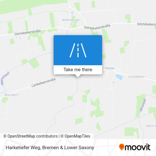 Harketiefer Weg map