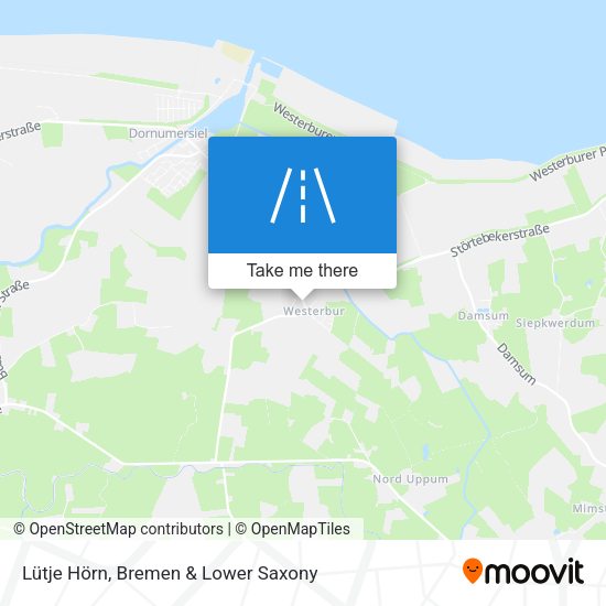 Lütje Hörn map